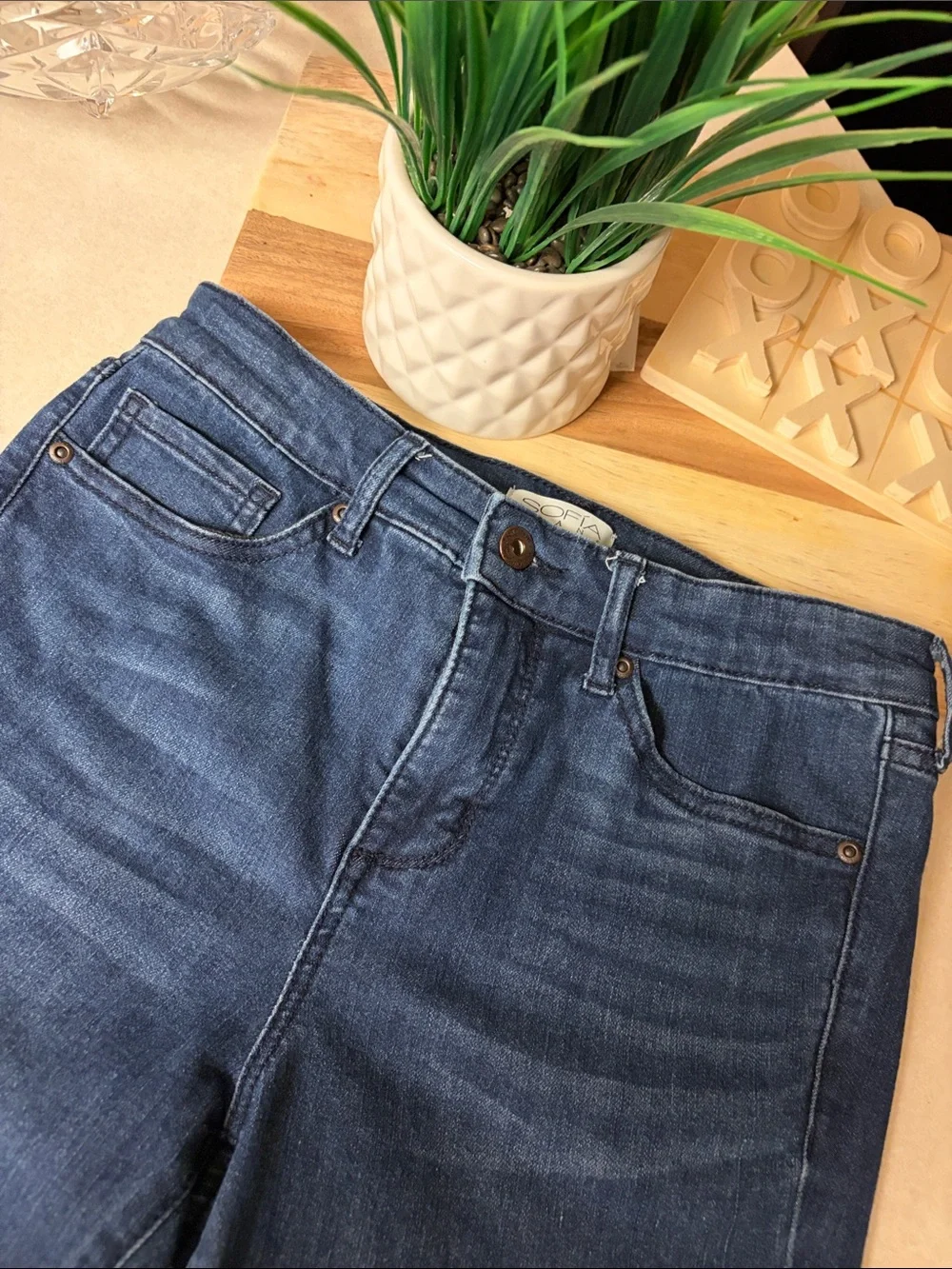 sofia by sofia vergara Dark Blue Bootcut Jeans